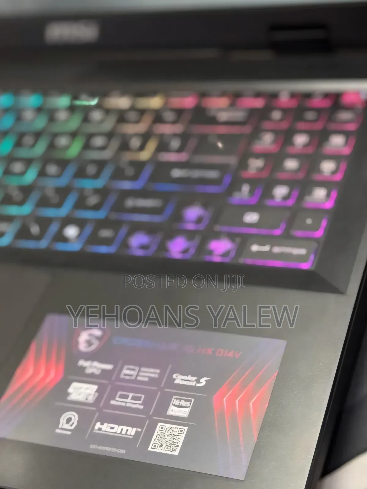 New Laptop MSI 16GB Intel Core I7 SSD 1T