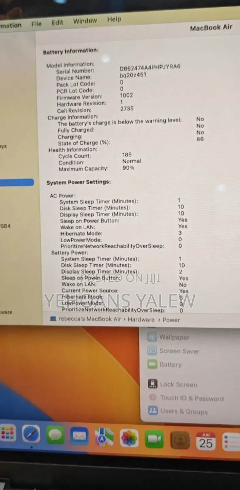 New Laptop Apple MacBook Air 2020 M1 8GB Apple M1 SSD 256GB