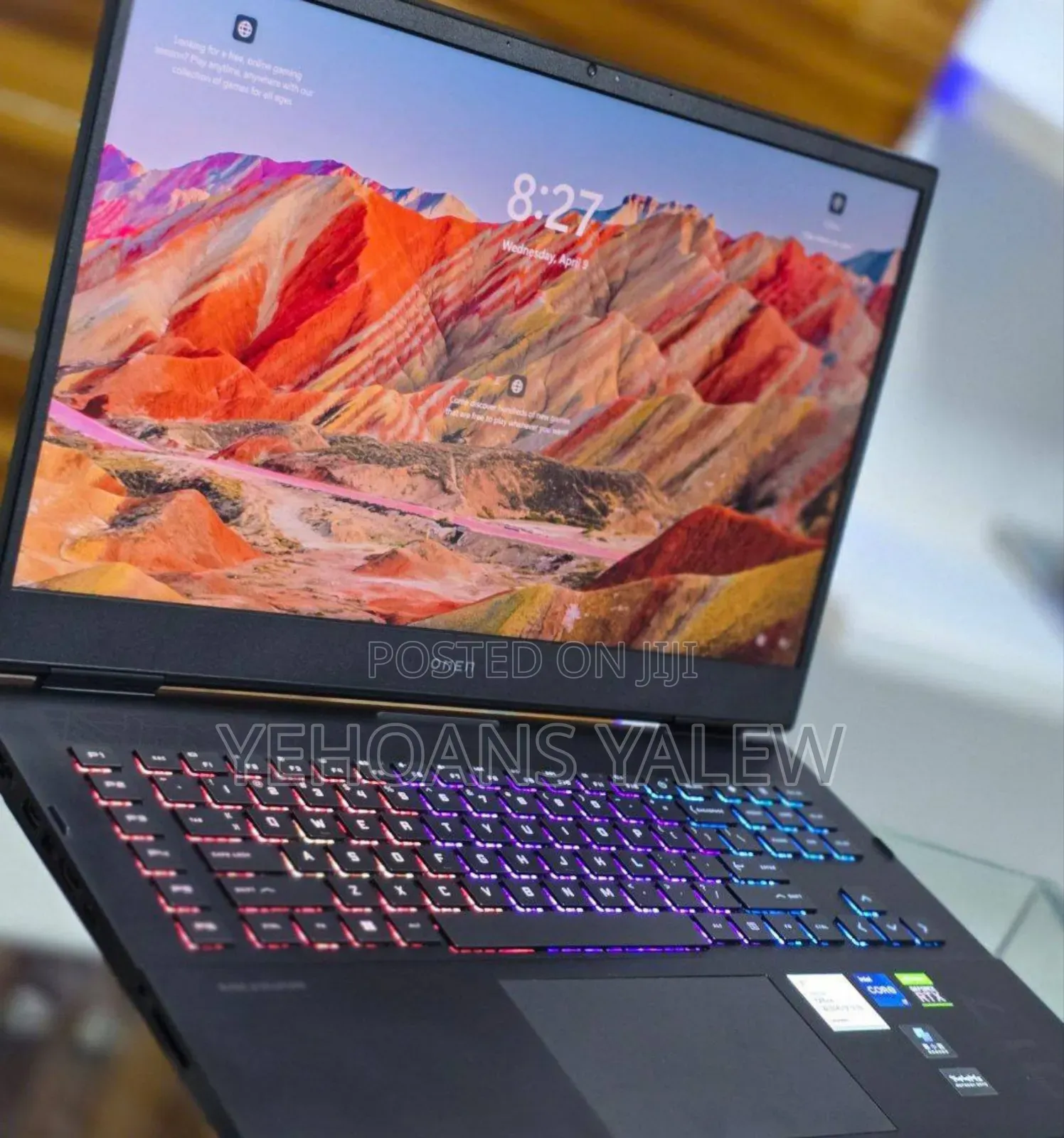 New Laptop HP Omen 17 16GB Intel Core I7 SSD 512GB