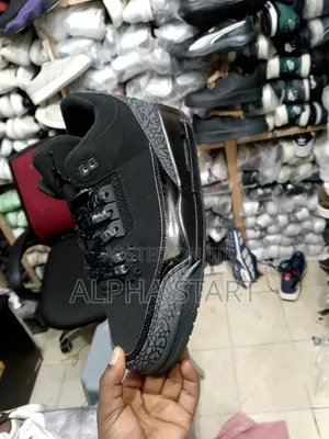 Photo - Jordan 3 Full Black High Master Quality Sho Made in Vietnam