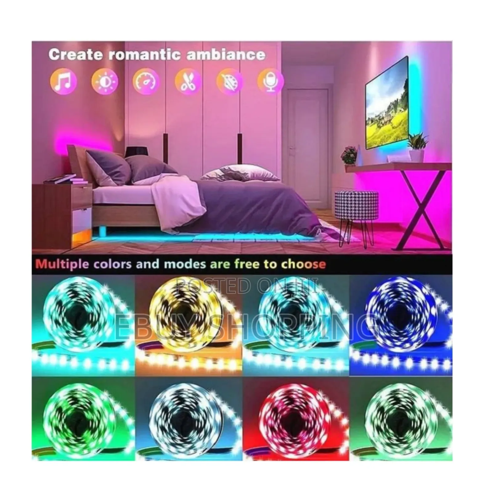 5m Party Led Strip Light – Dynamic Flashing Patterns