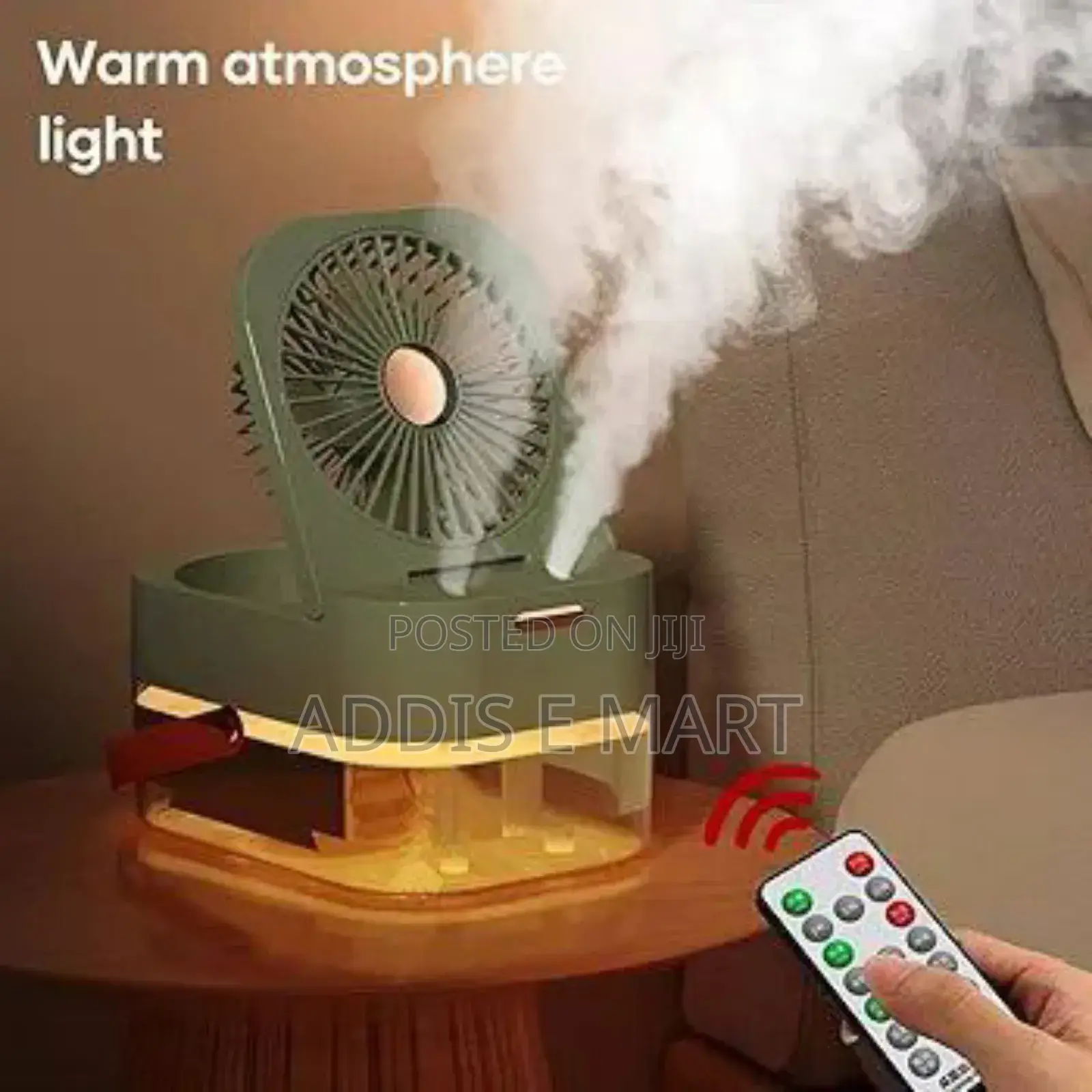 3in1 Air Cooler Fan With Led Night Light Humidifier