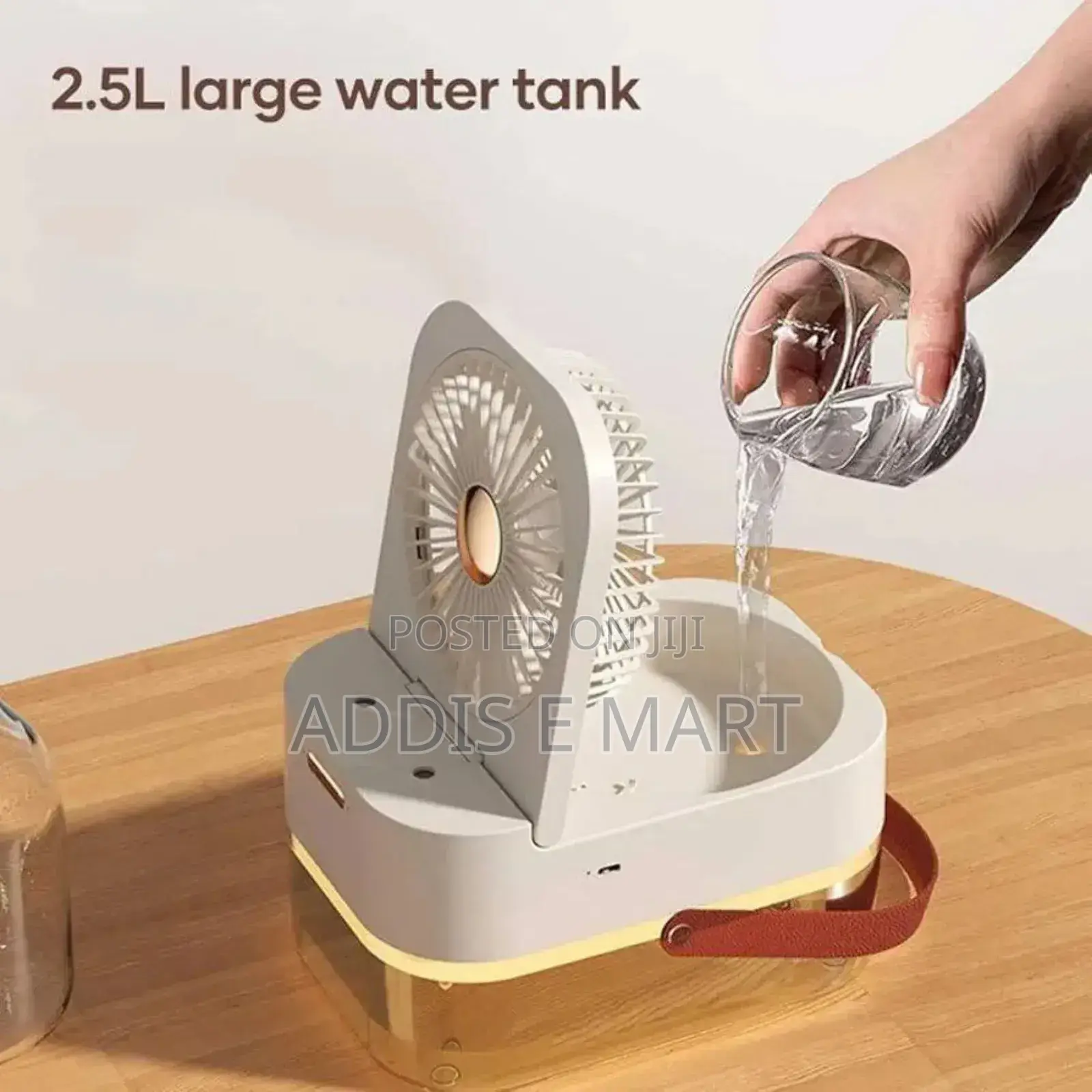 3in1 Air Cooler Fan With Led Night Light Humidifier