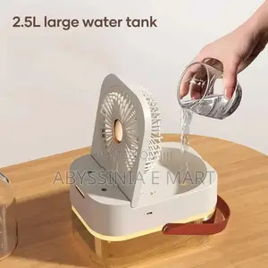 3in1 Air Cooler Fan With Led Night Light Humidifier