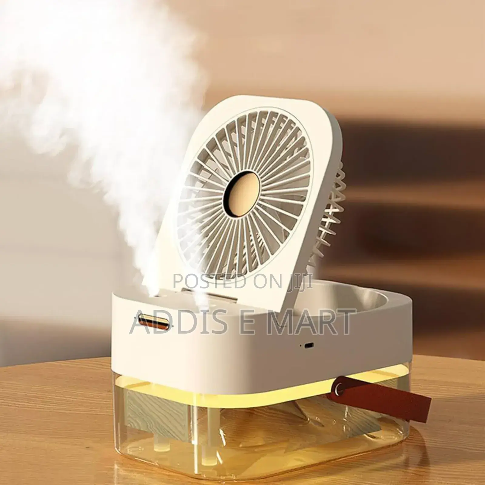 3in1 Air Cooler Fan With Led Night Light Humidifier