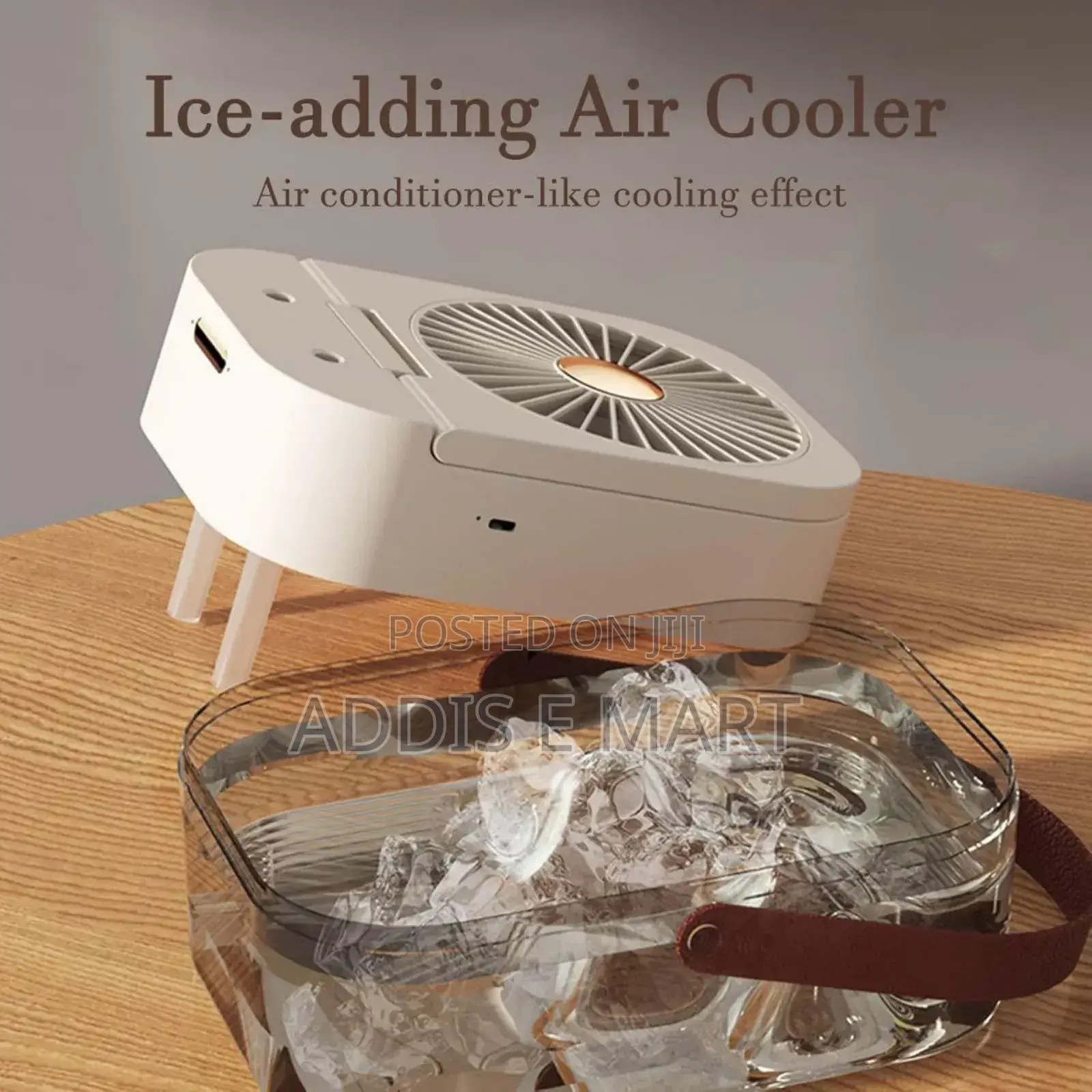 3in1 Air Cooler Fan With Led Night Light Humidifier