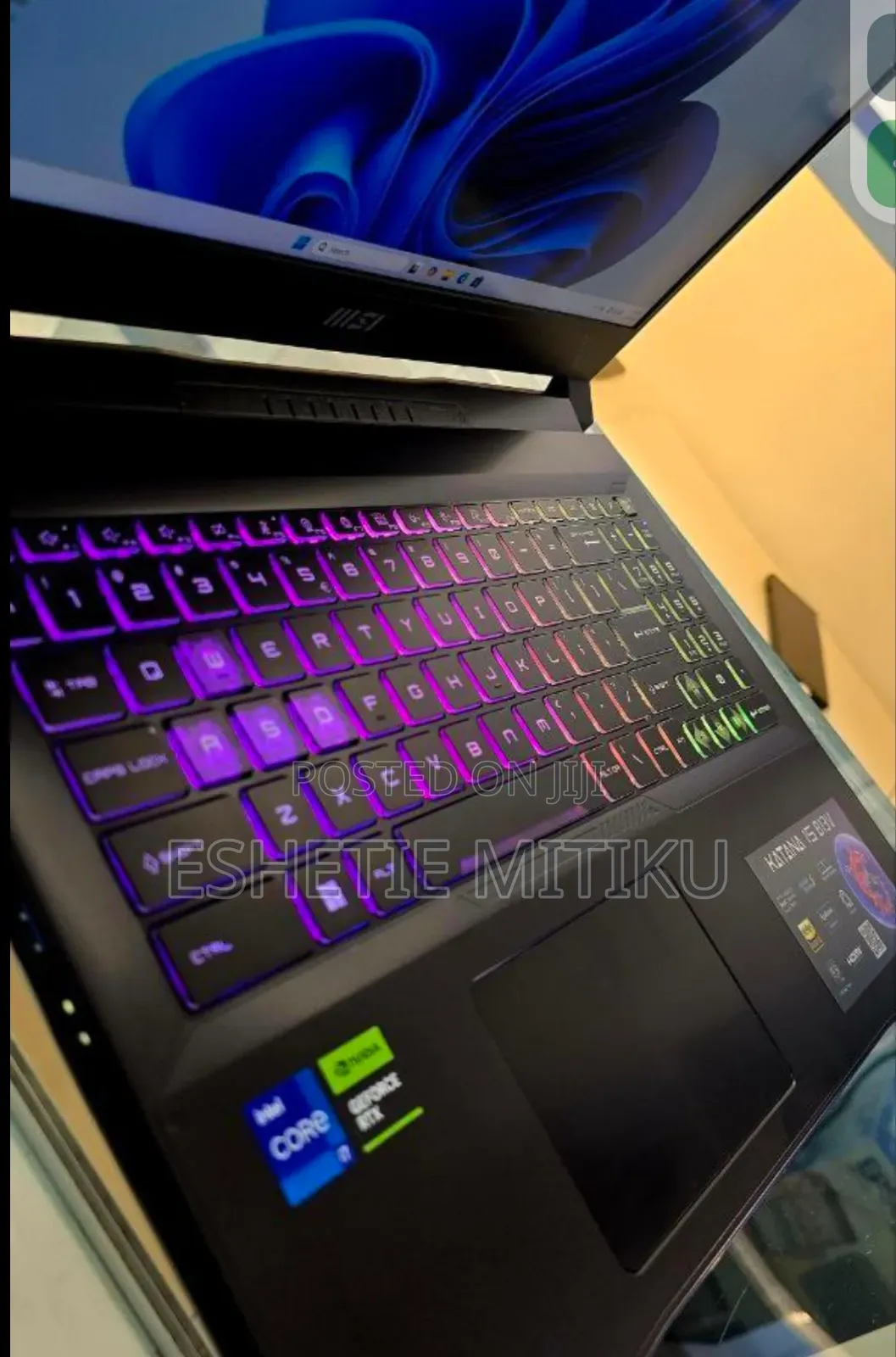 New Laptop MSI Katana 15 16GB Intel Core I7 SSD 512GB