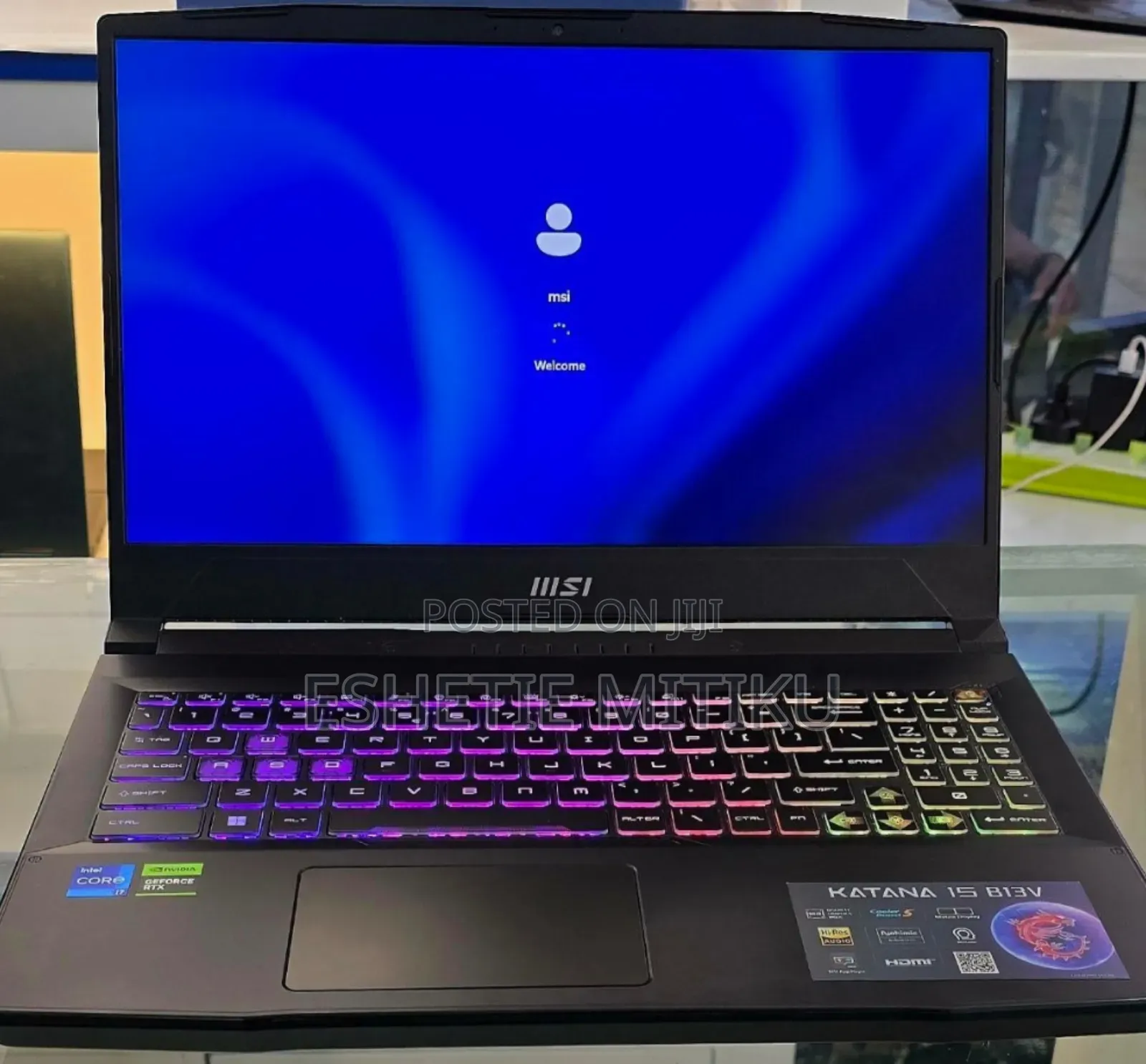 New Laptop MSI Katana 15 16GB Intel Core I7 SSD 512GB