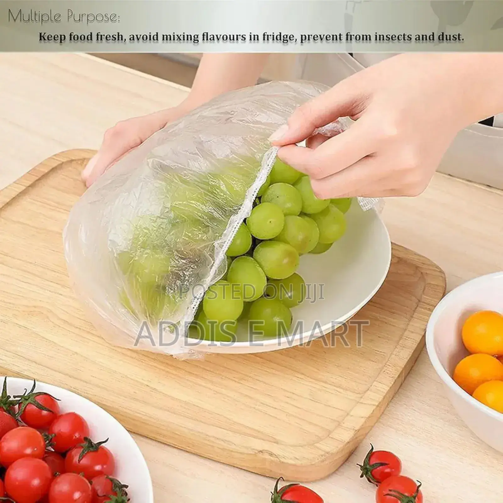 100 Pieces Disposable Food Cover
