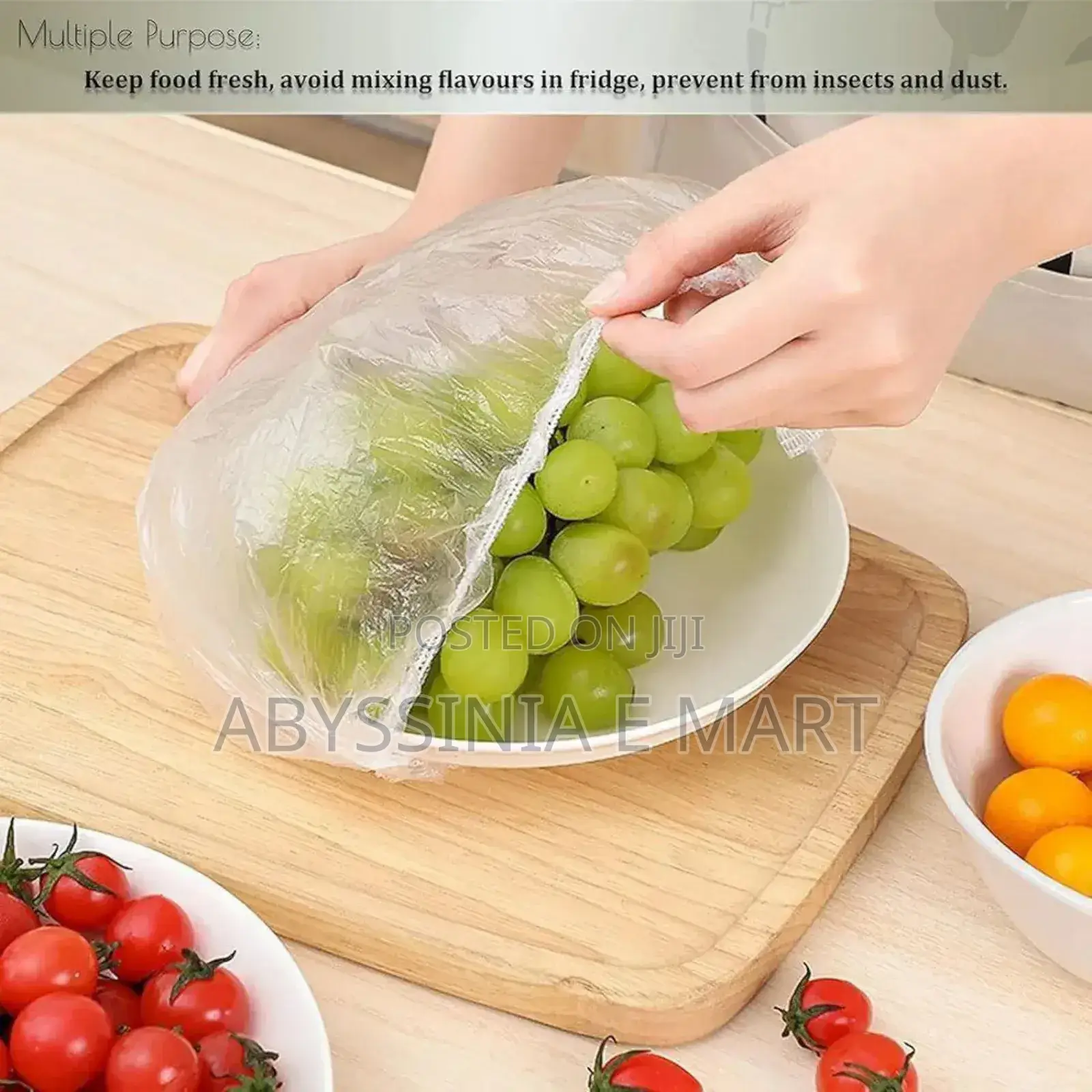 100 Pieces Disposable Food Cover