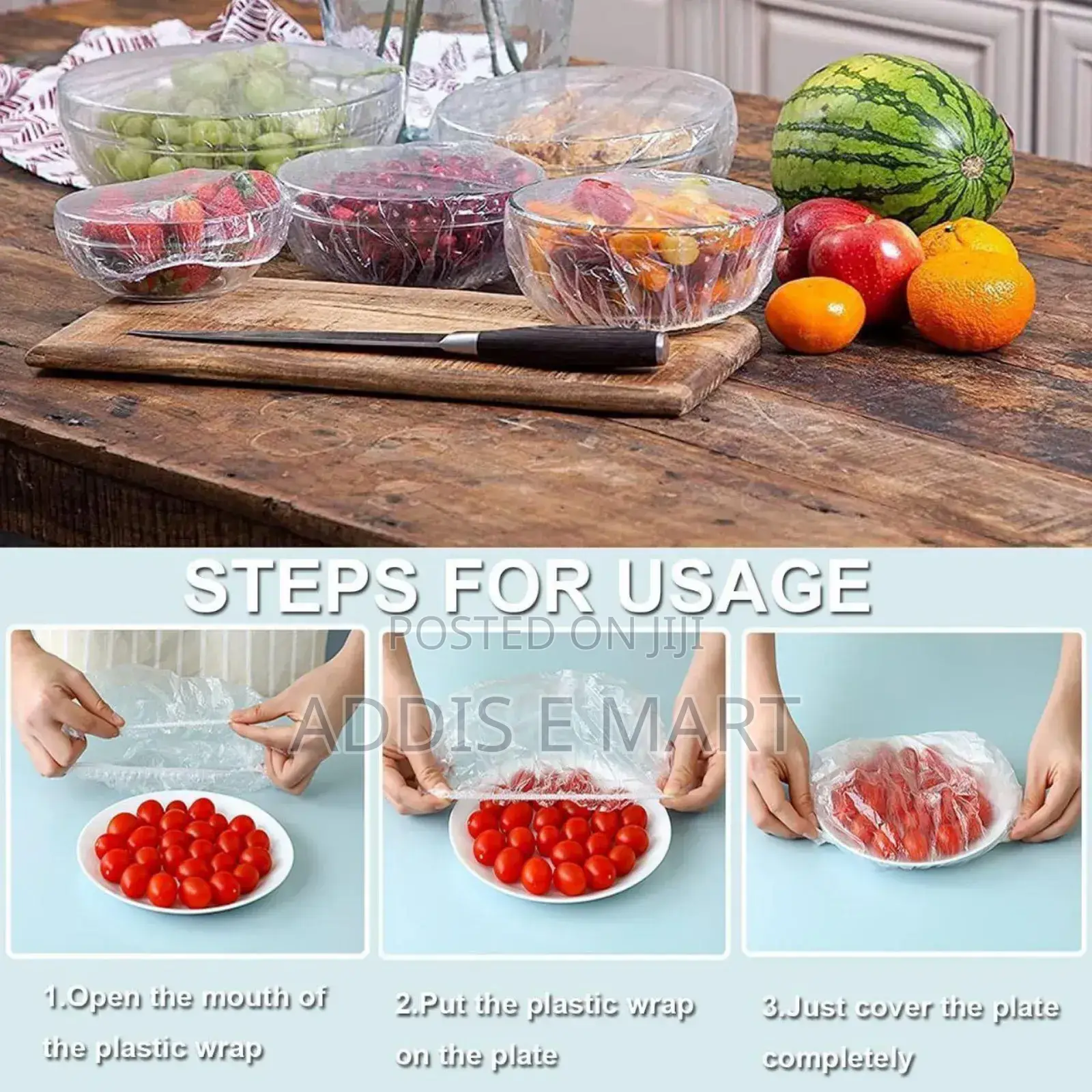 100 Pieces Disposable Food Cover