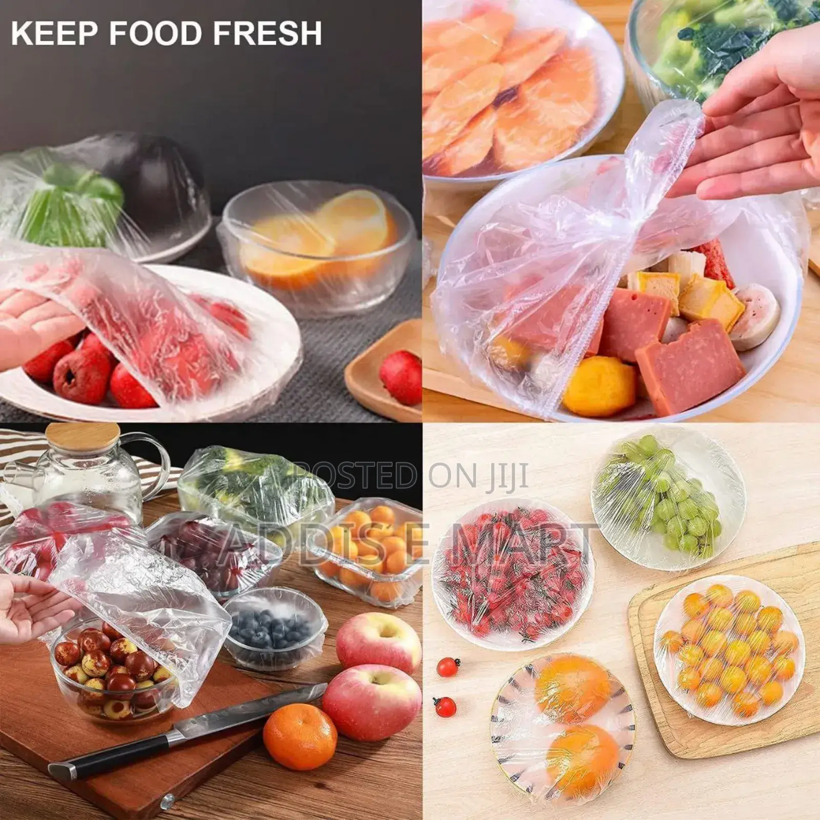 100 Pieces Disposable Food Cover
