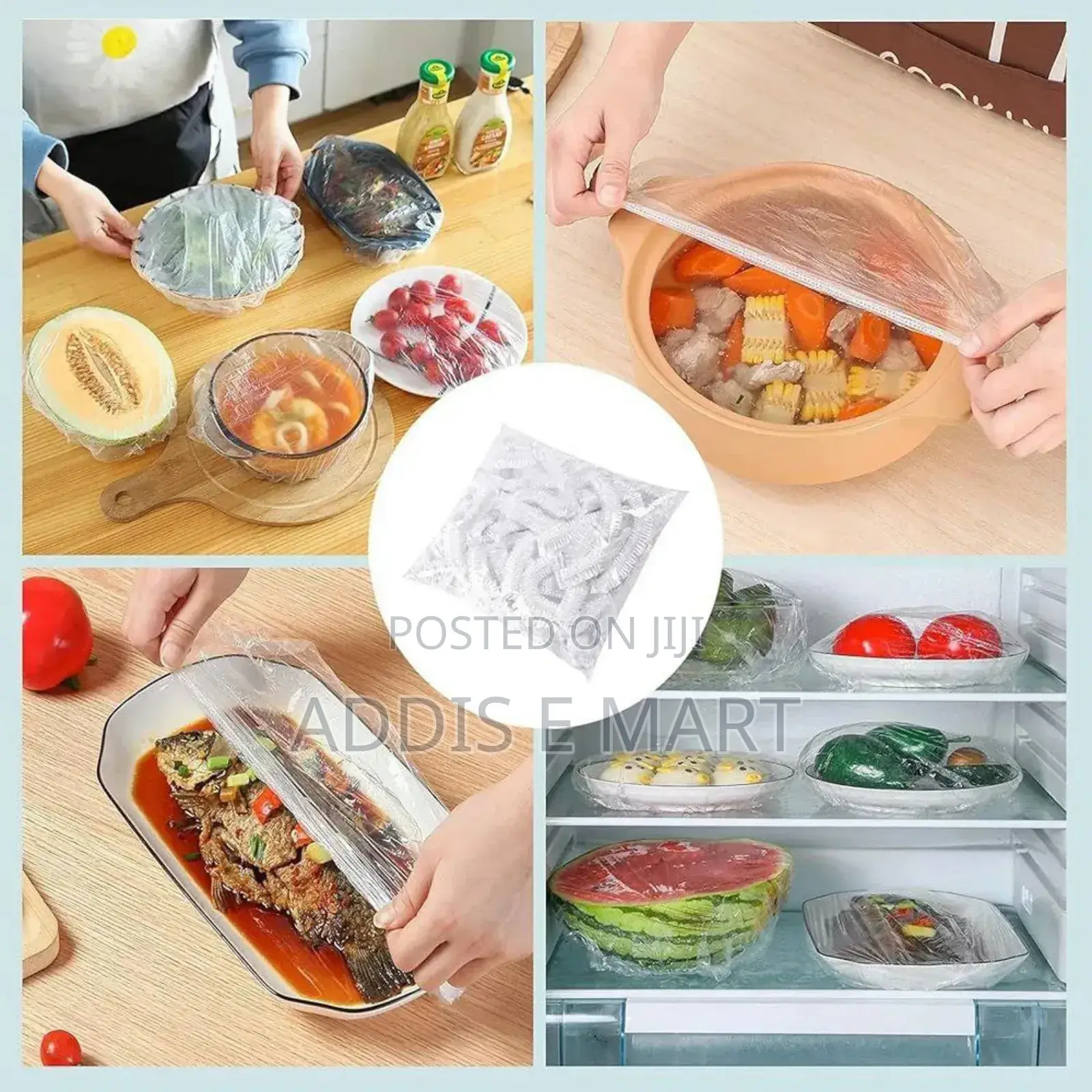 100 Pieces Disposable Food Cover