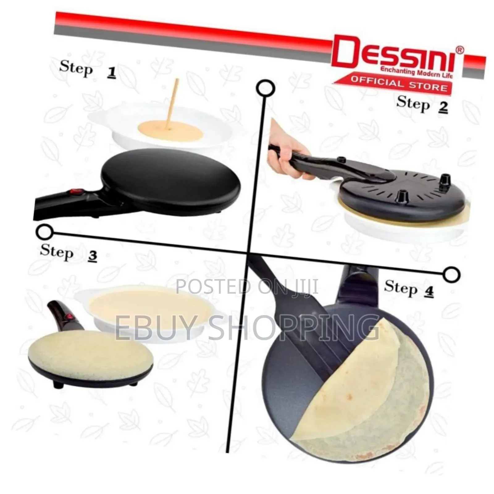 *Durable Non-Stick Crepe Maker –