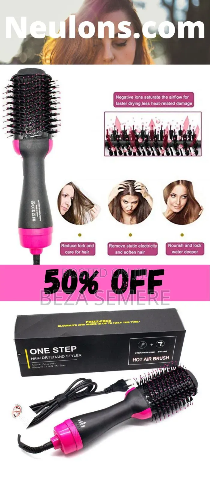 Onestep Hair Dryer Styler