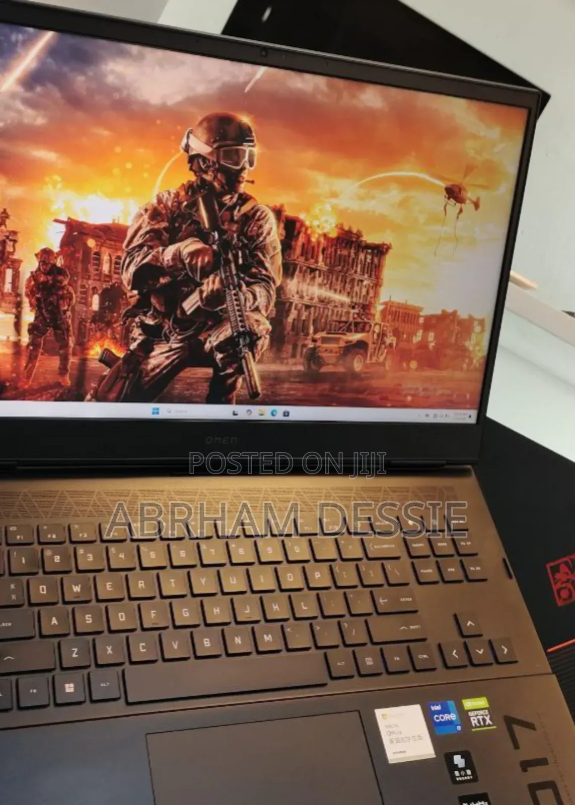 New Laptop HP Omen 17 16GB Intel Core I7 SSD 512GB