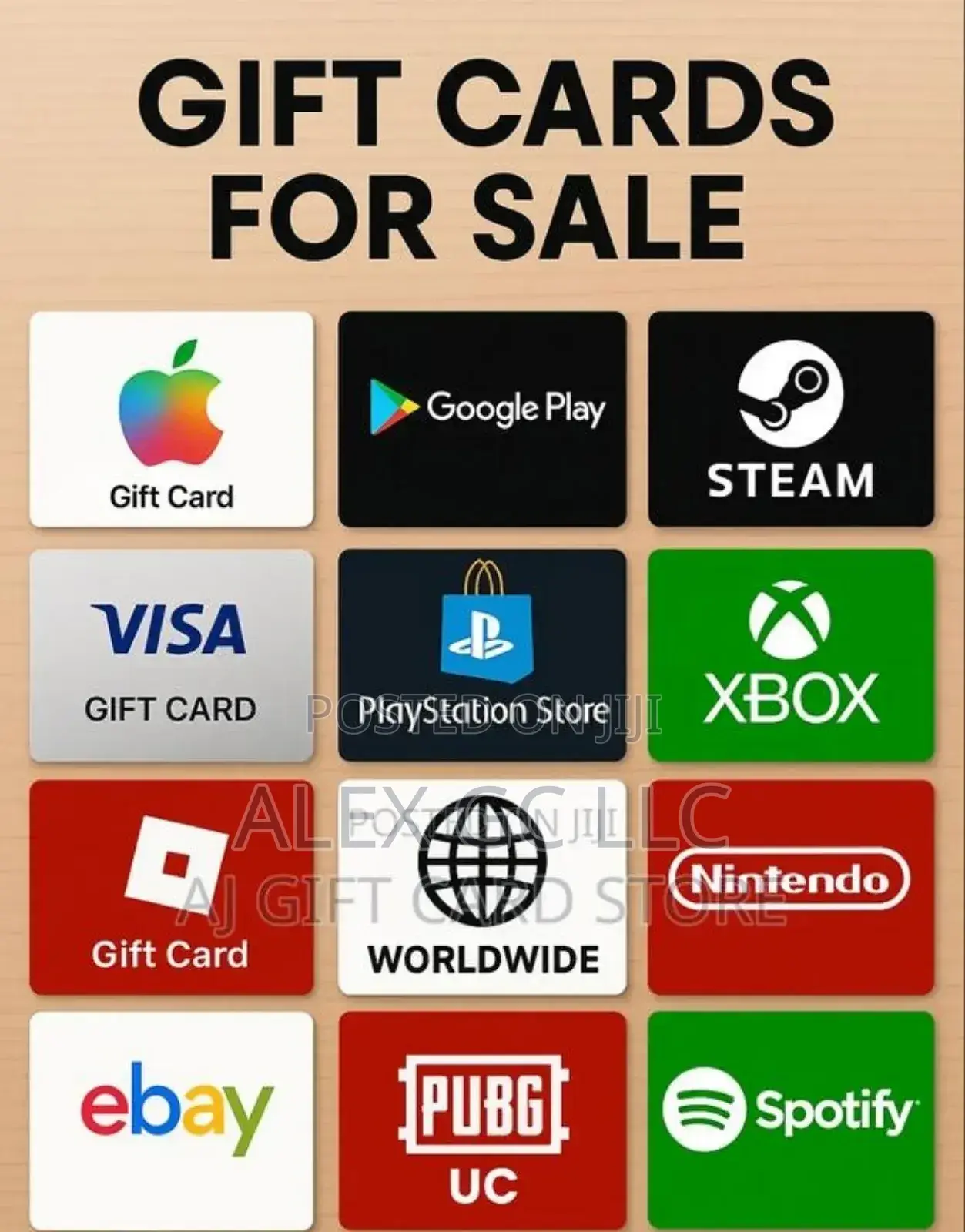 All Kind of Gift Cards