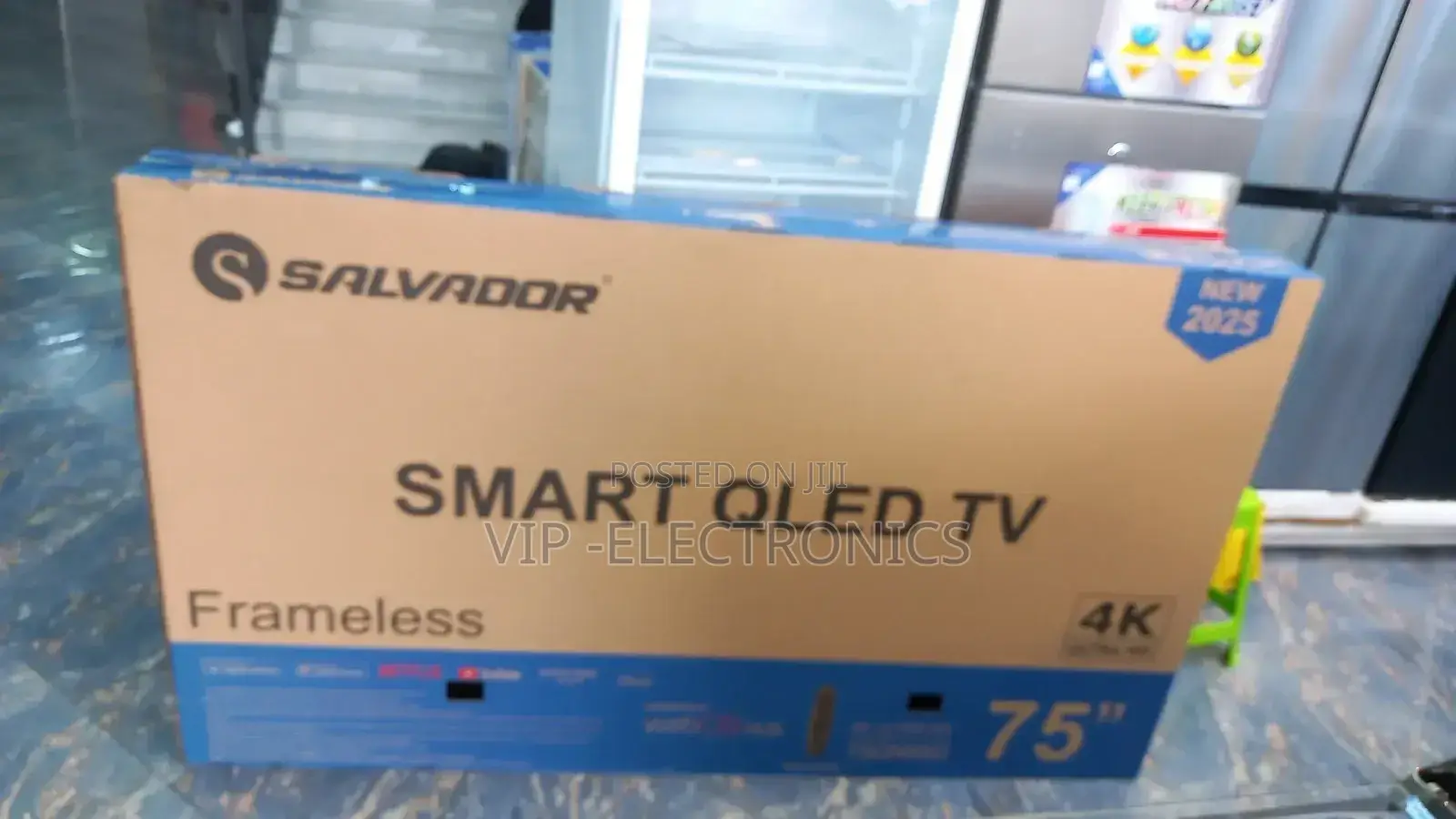 Salvador 75 Inch Tv Smart Android Frameless Tv