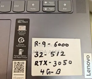 New Laptop Lenovo 32GB AMD Ryzen 9 SSD 512GB