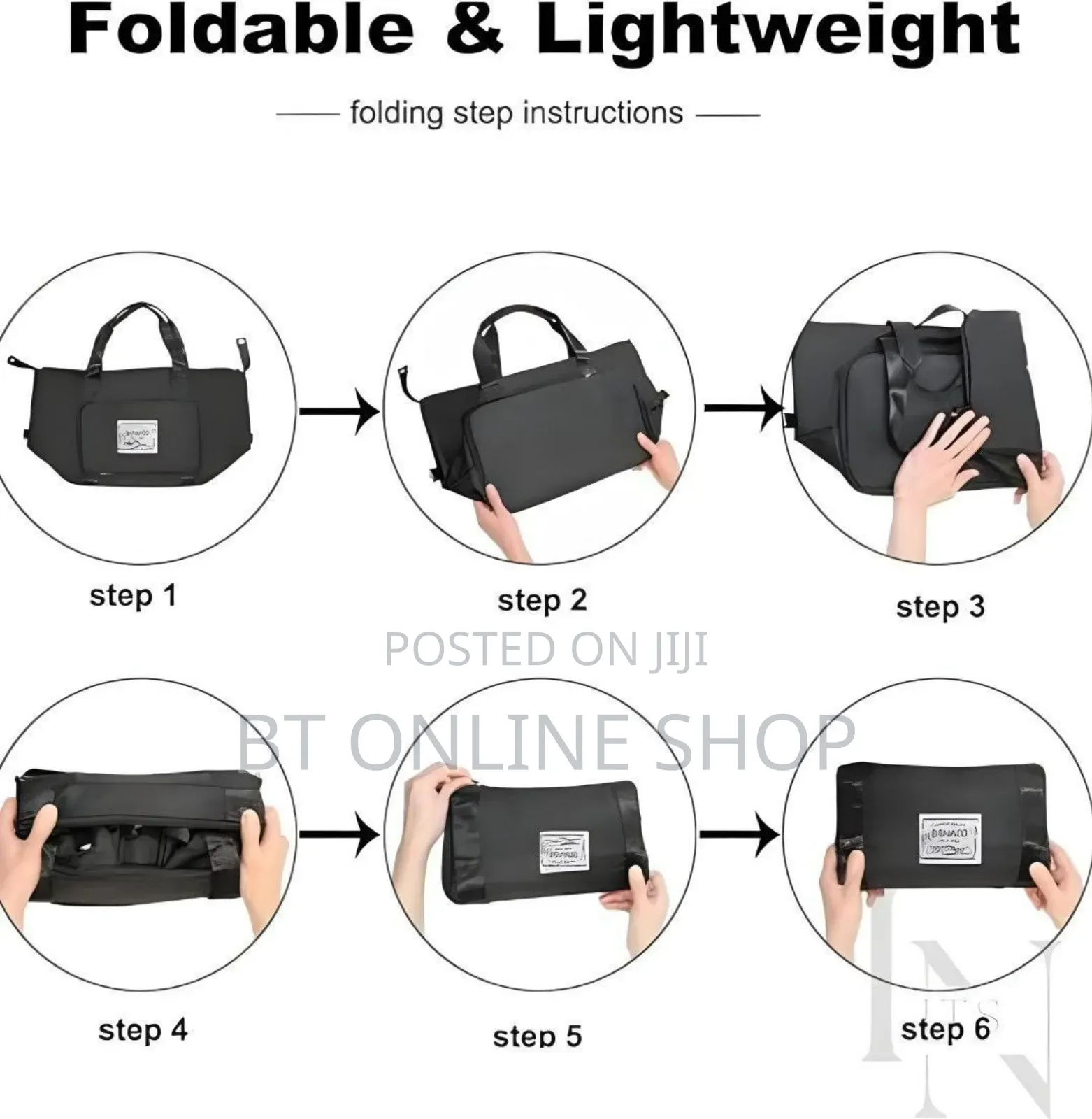 Foldable High Capacity Travel Bags