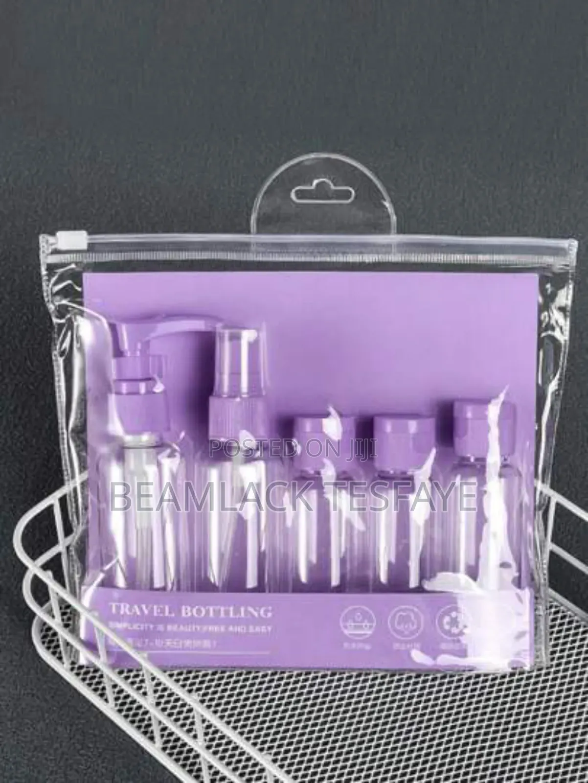 Refillable Travel Bottle Set Dispensing Spray