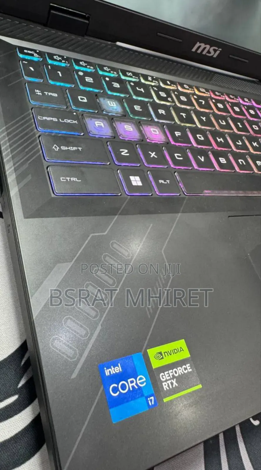 New Laptop MSI GF63 16GB Intel Core I7 SSD 1T