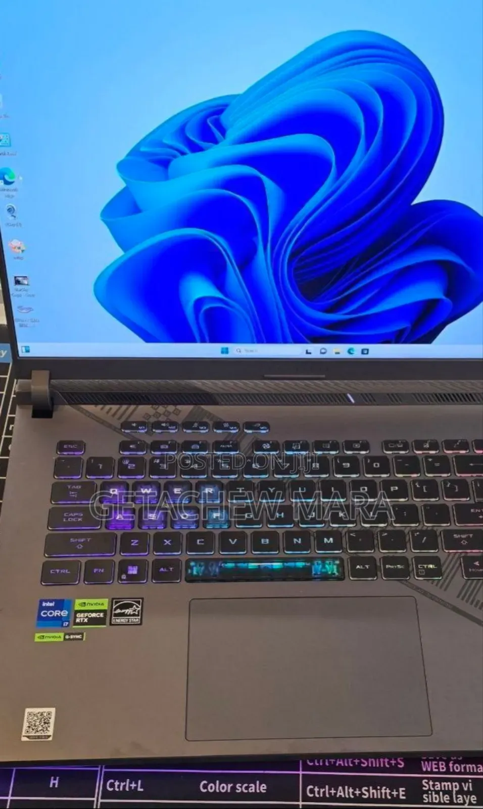 New Laptop Asus ROG Strix G15 16GB Intel Core I7 SSD 1T