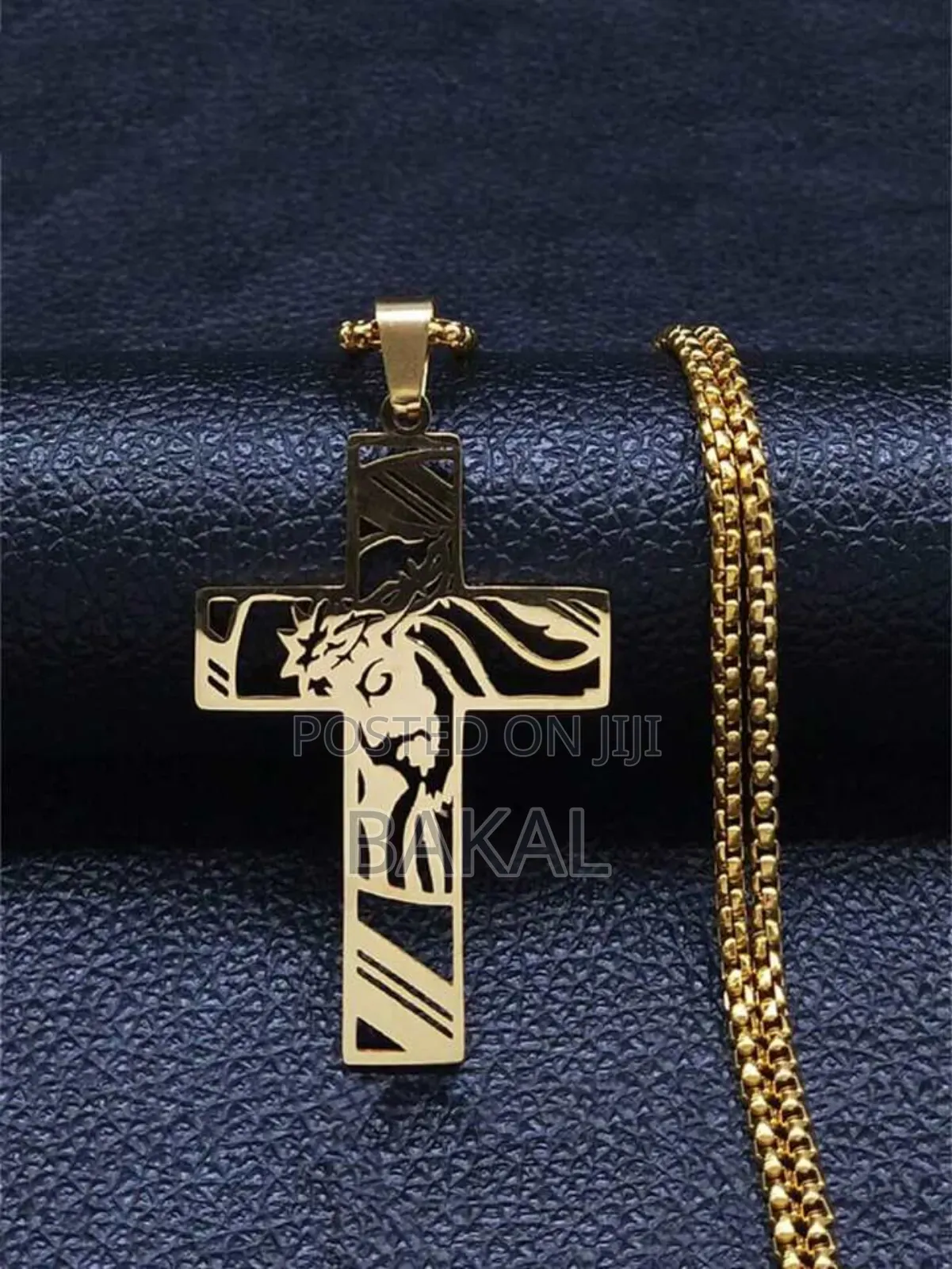 Gold Jesus Necklace