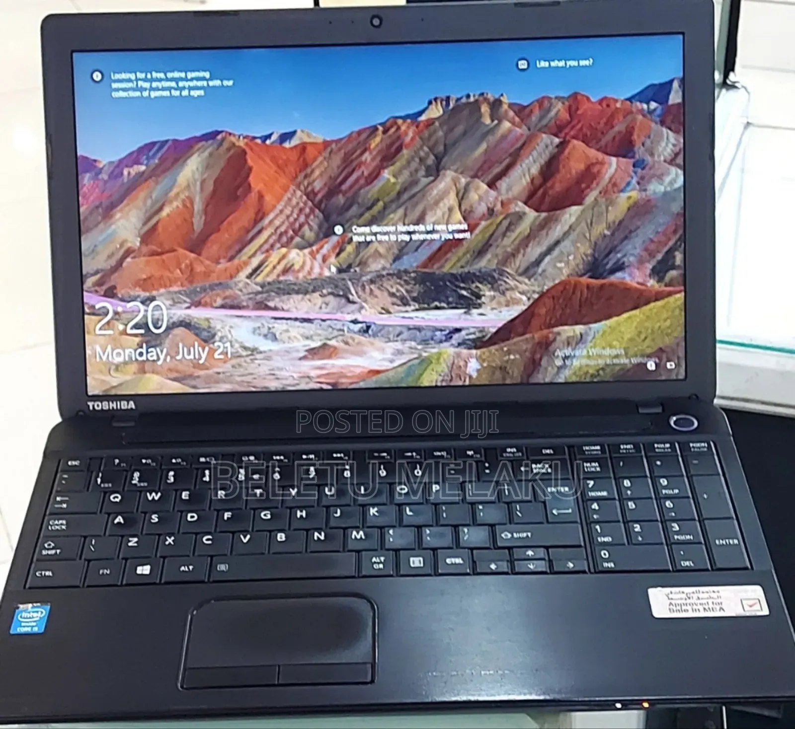 New Laptop Toshiba Satellite C55 4GB Intel Core I5 HDD 500GB
