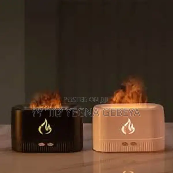 Flame Aromatherapy Humidifier – Cool Mist Diffuser