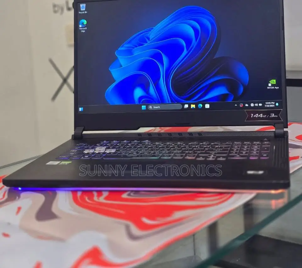 New Laptop Asus ROG Strix G17 16GB Intel Core I7 SSD 512GB