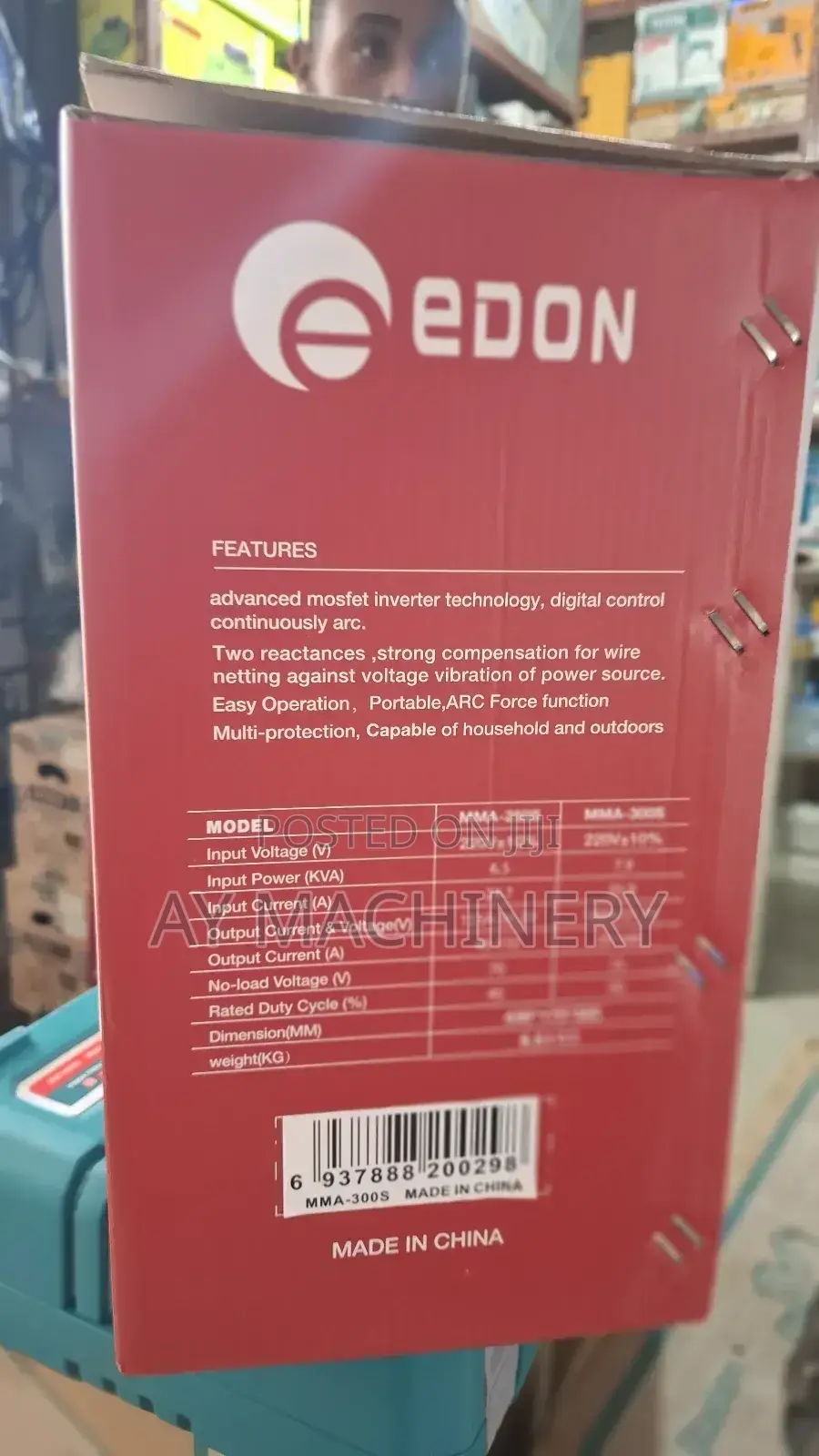 Edon Dc Inverter Welding Machine 300a መበየጃ 300አምፒር
