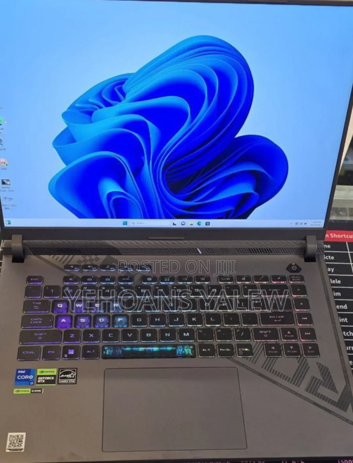 New Laptop Asus ROG Strix G15 16GB Intel Core I7 SSD 1T