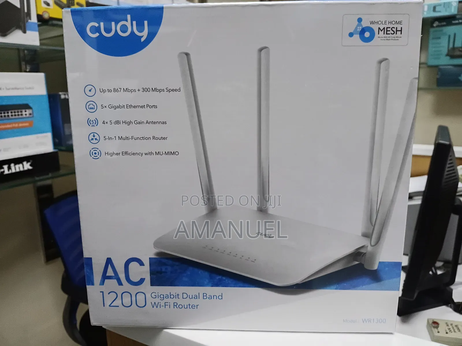 Cudy Ac1200 Gigabit Dualband Wifi Router