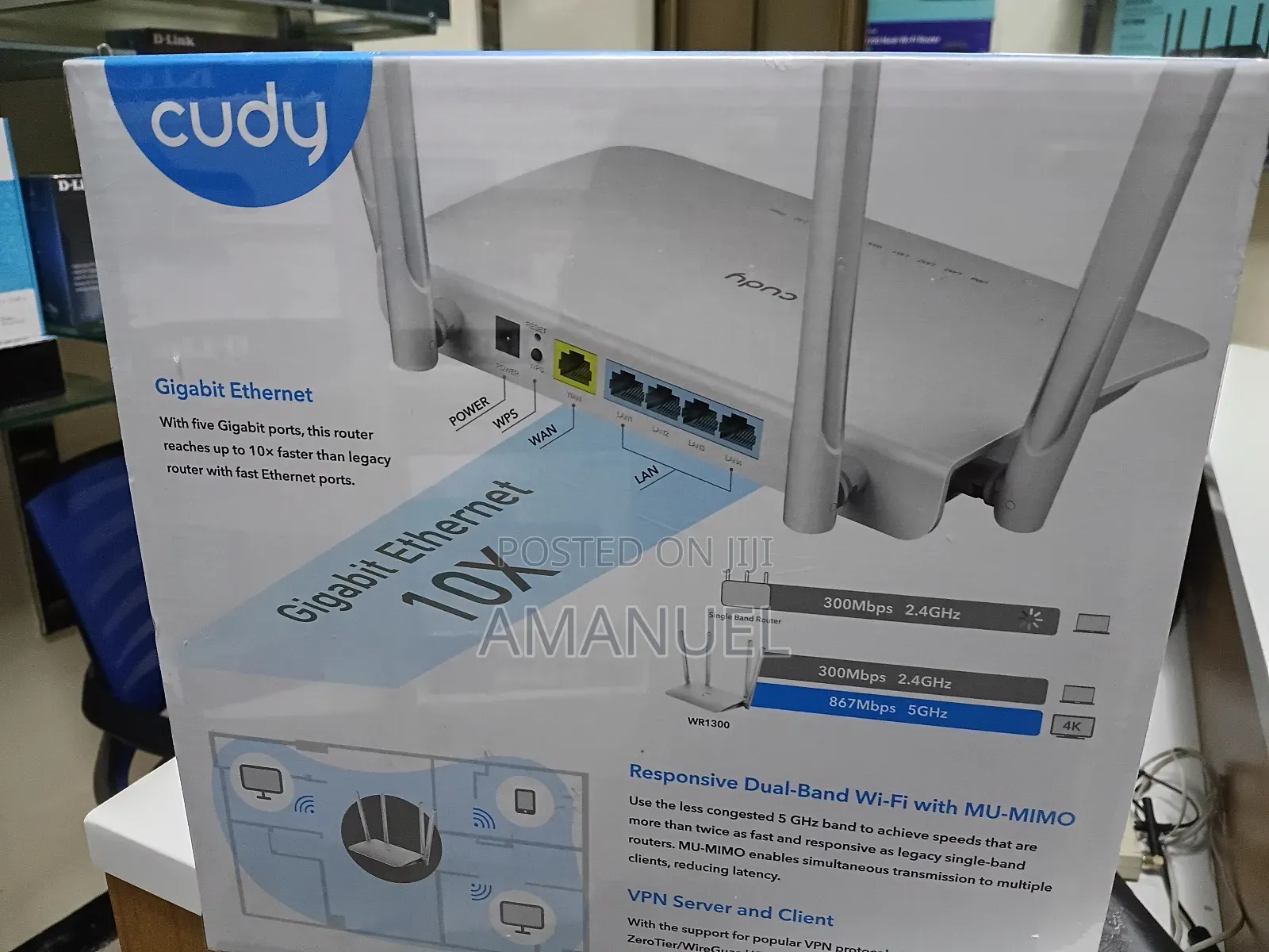Cudy Ac1200 Gigabit Dualband Wifi Router