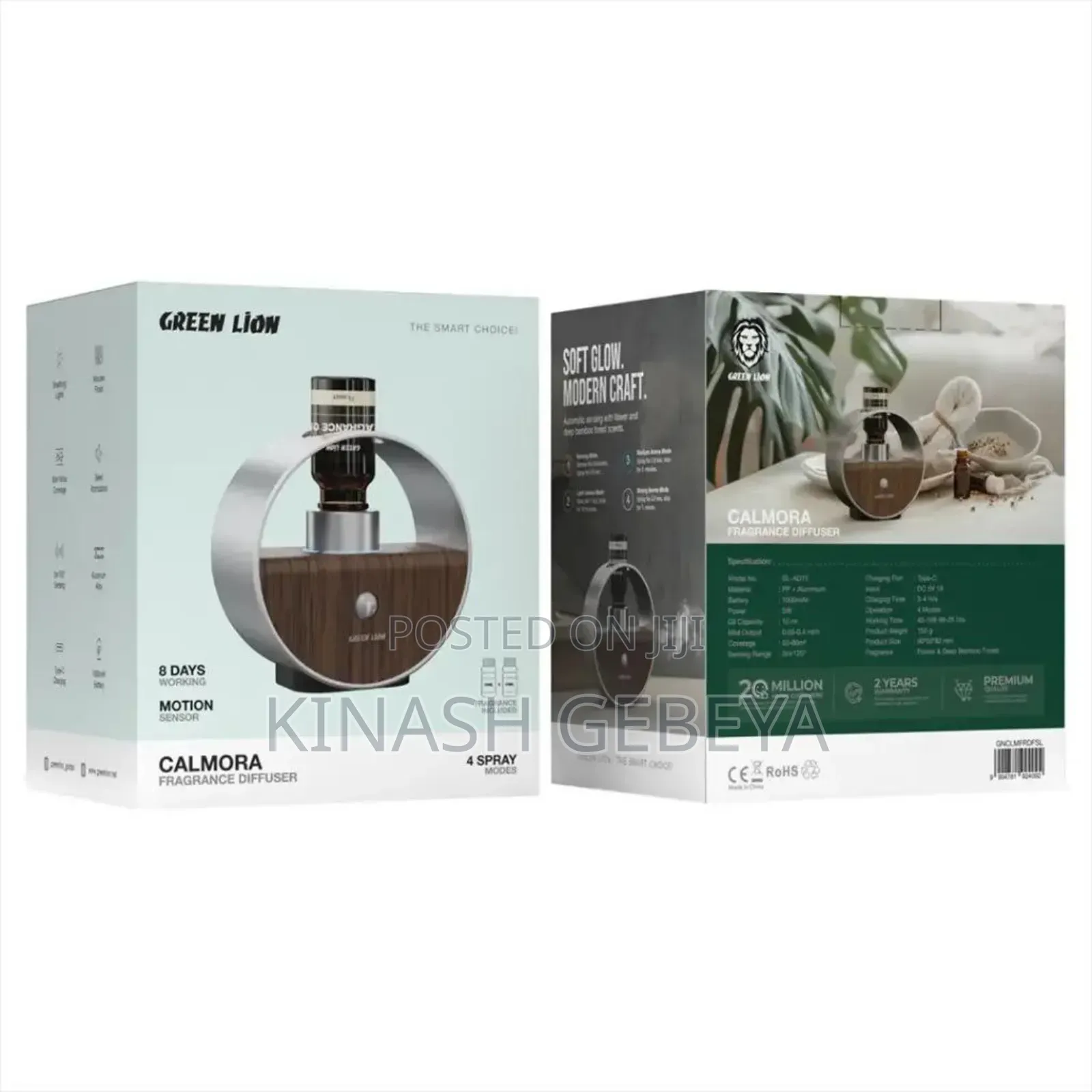 Green Lion Calmora Fragrance Diffuser(ለቤትዎ ለመልካም መአዛ)