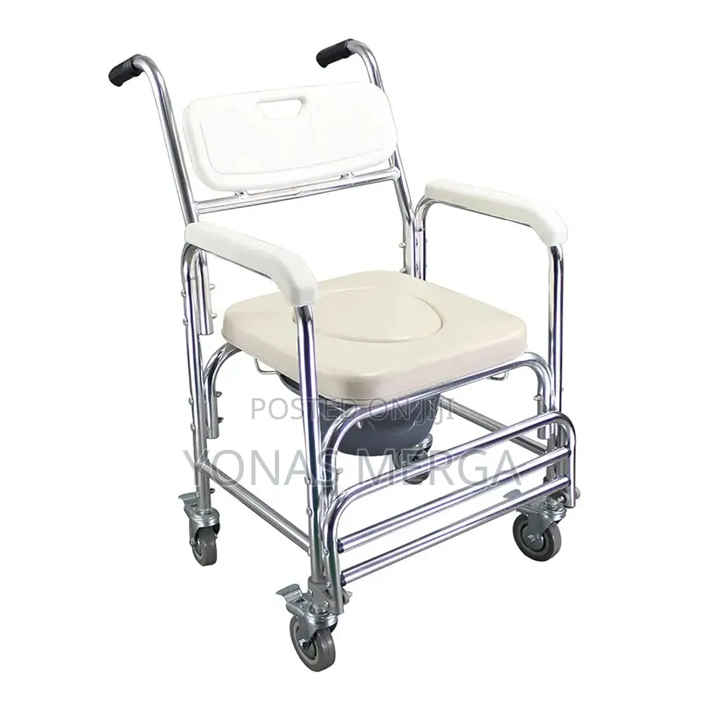 Transport Commode Chair么沒pot Chairةةrolling Shower Chair