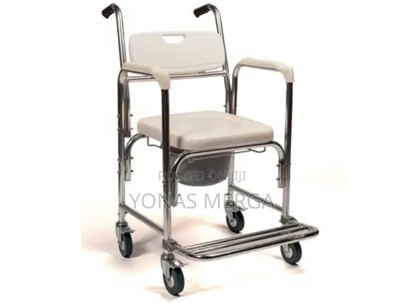 Transport Commode Chair么沒pot Chairةةrolling Shower Chair