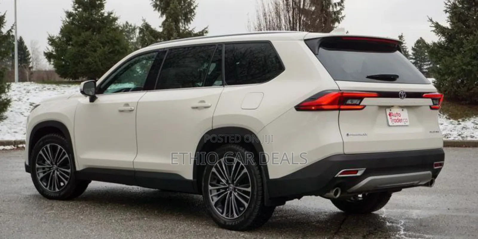 New Toyota Grand Highlander Hybrid 2024 White