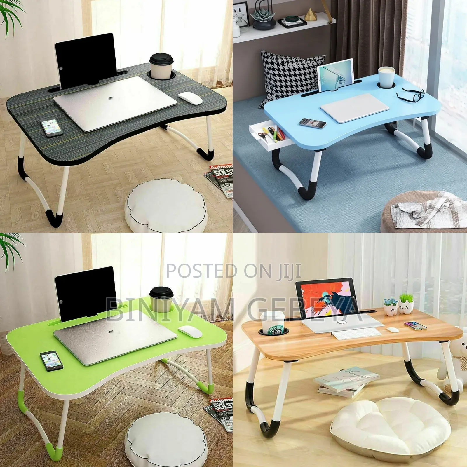 New Usa Laptop Desk Tabel ማውዝ ማስጠቀም , ታብሌት, Cup ማስቀመጫ ያለው