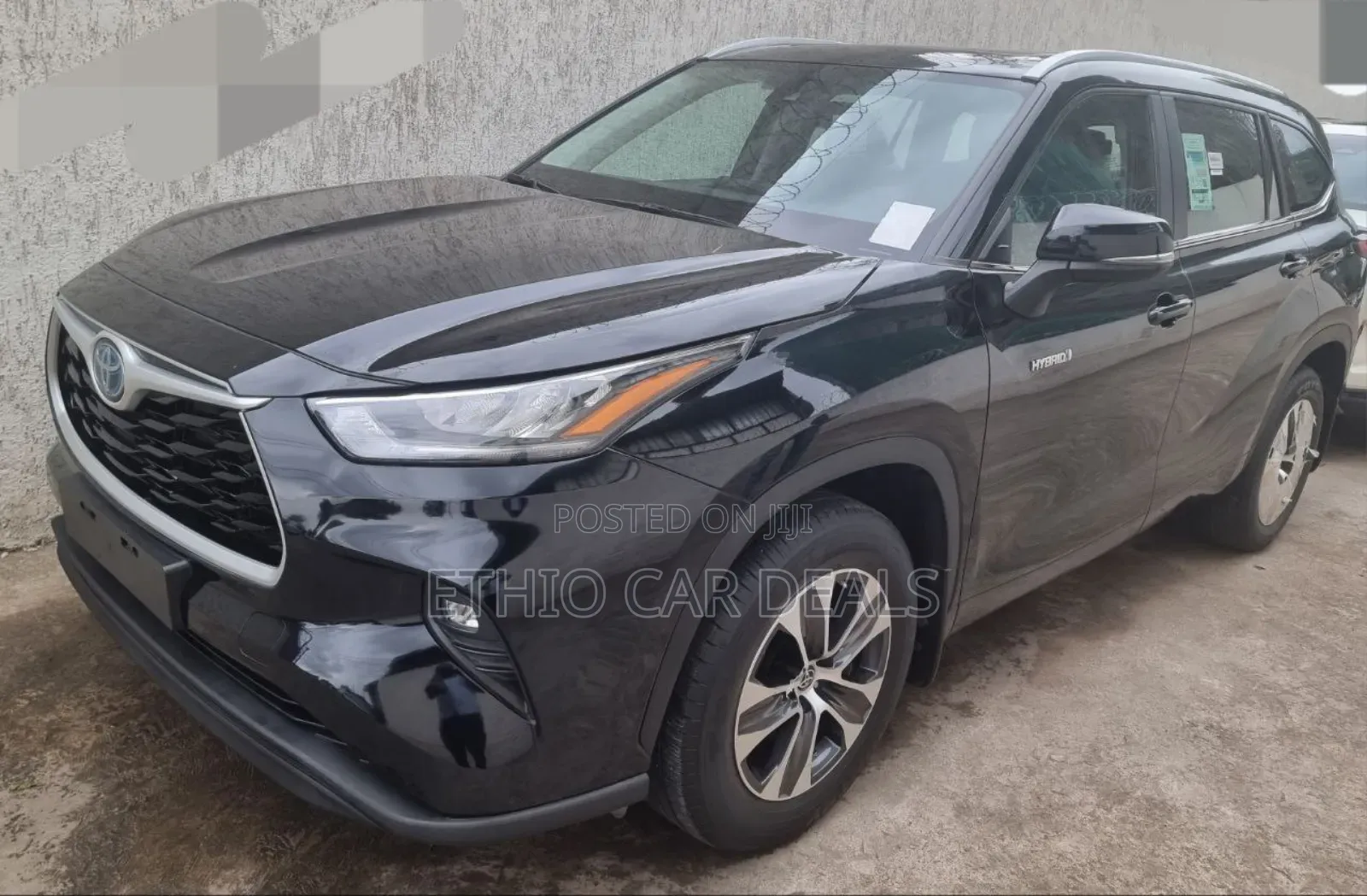 New Toyota Highlander Hybrid 2023 Black