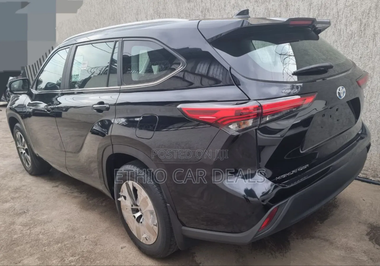 New Toyota Highlander Hybrid 2023 Black