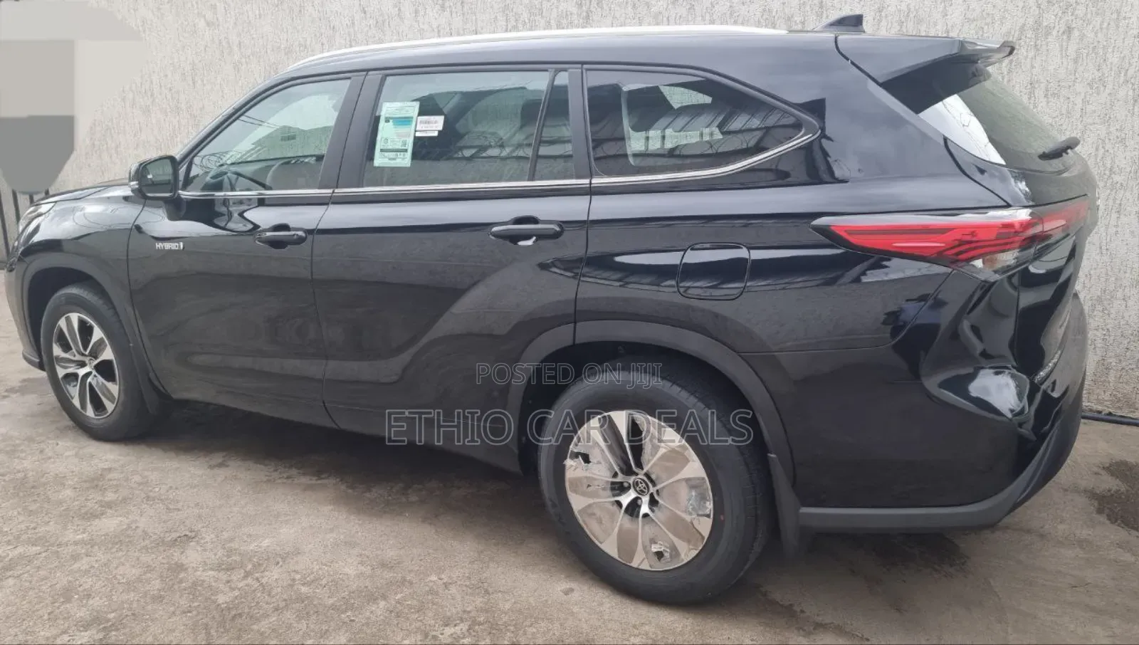New Toyota Highlander Hybrid 2023 Black
