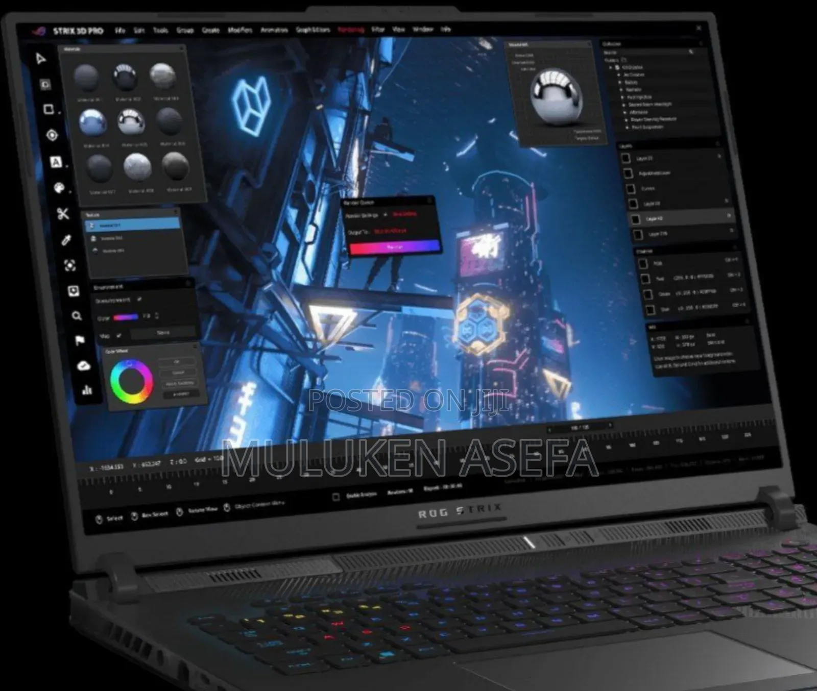New Laptop Asus ROG Strix G15 32GB Intel Core I9 SSD 2T