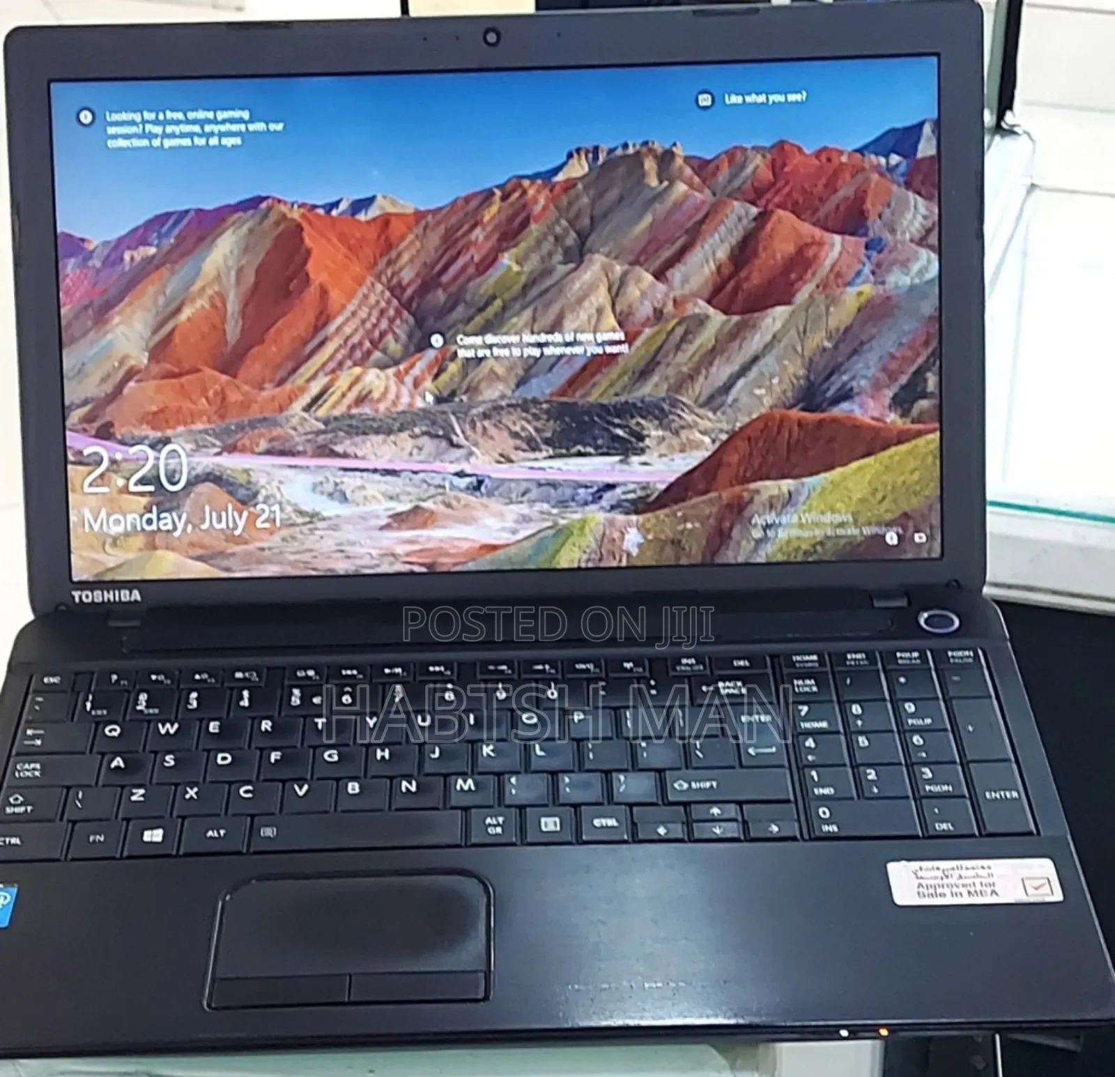 Laptop Toshiba Satellite C55 4GB Intel Core I5 HDD 500GB