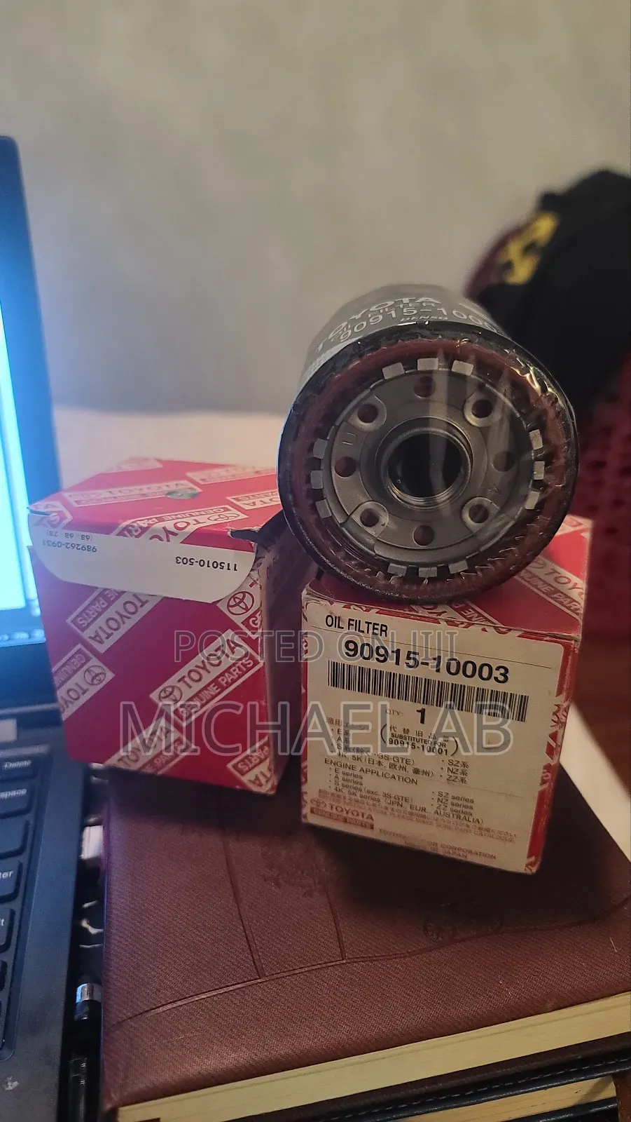 Genuine Toyota Corolla Oil Filter