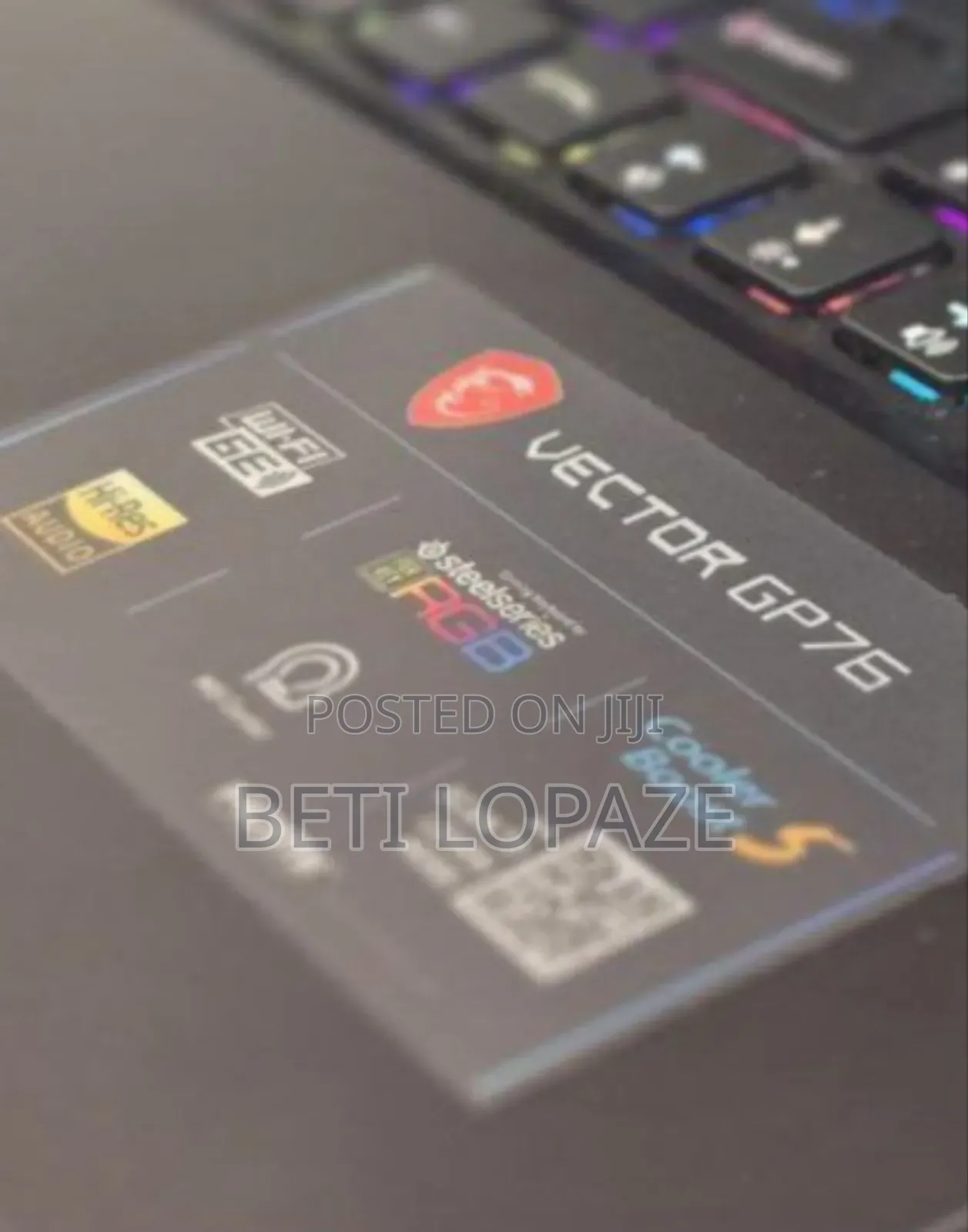 New Laptop MSI 32GB Intel Core I7 SSD 1T