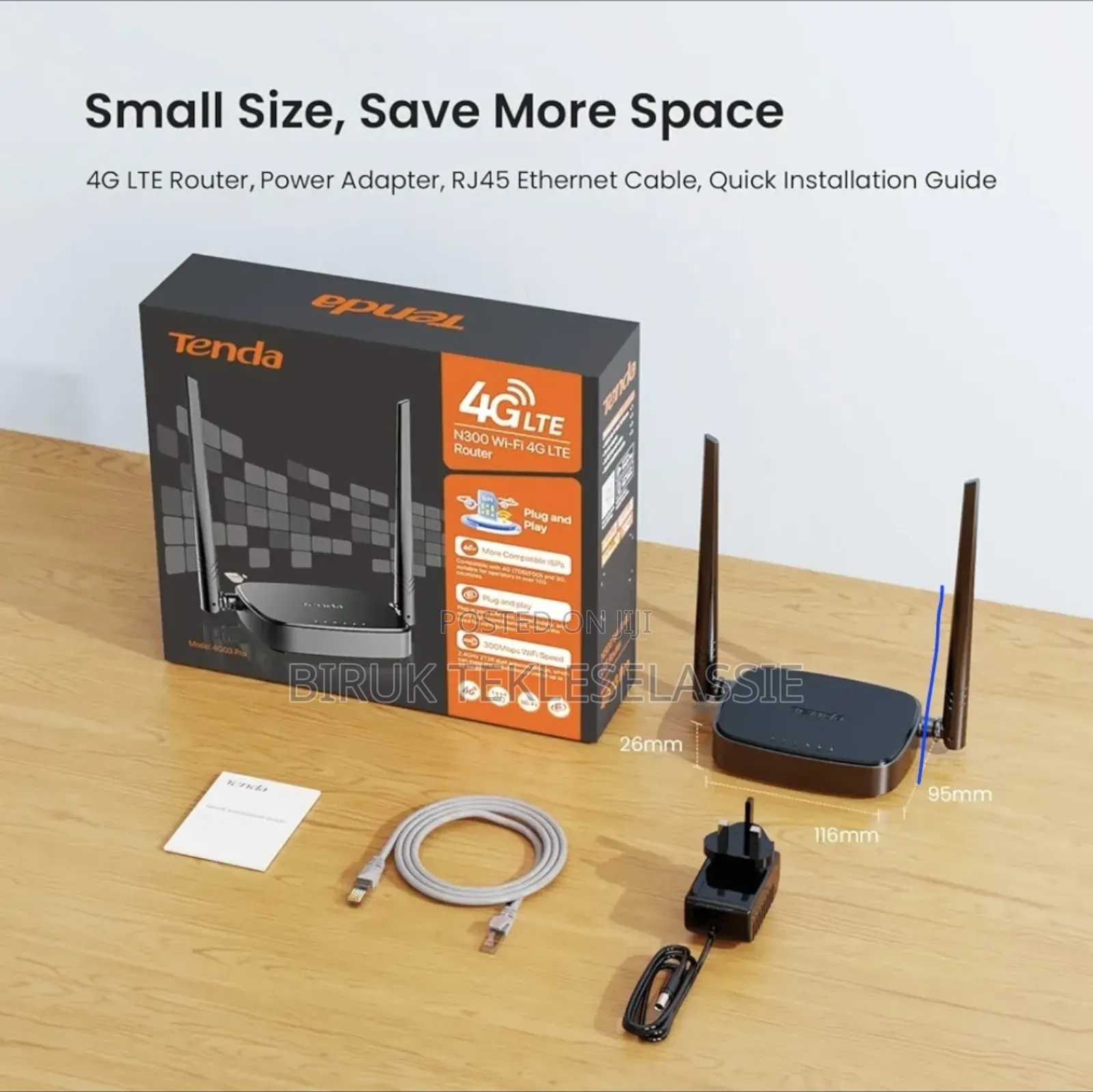 Tenda 4g03 Pro N300 Wi-Fi 4g Lte Router Sim Support