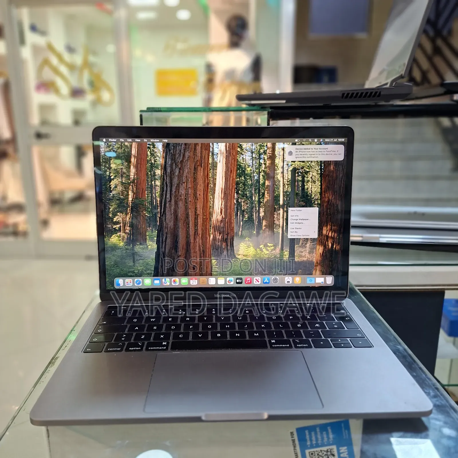 New Laptop Apple MacBook Pro 2019 8GB Intel Core I5 SSD 256GB