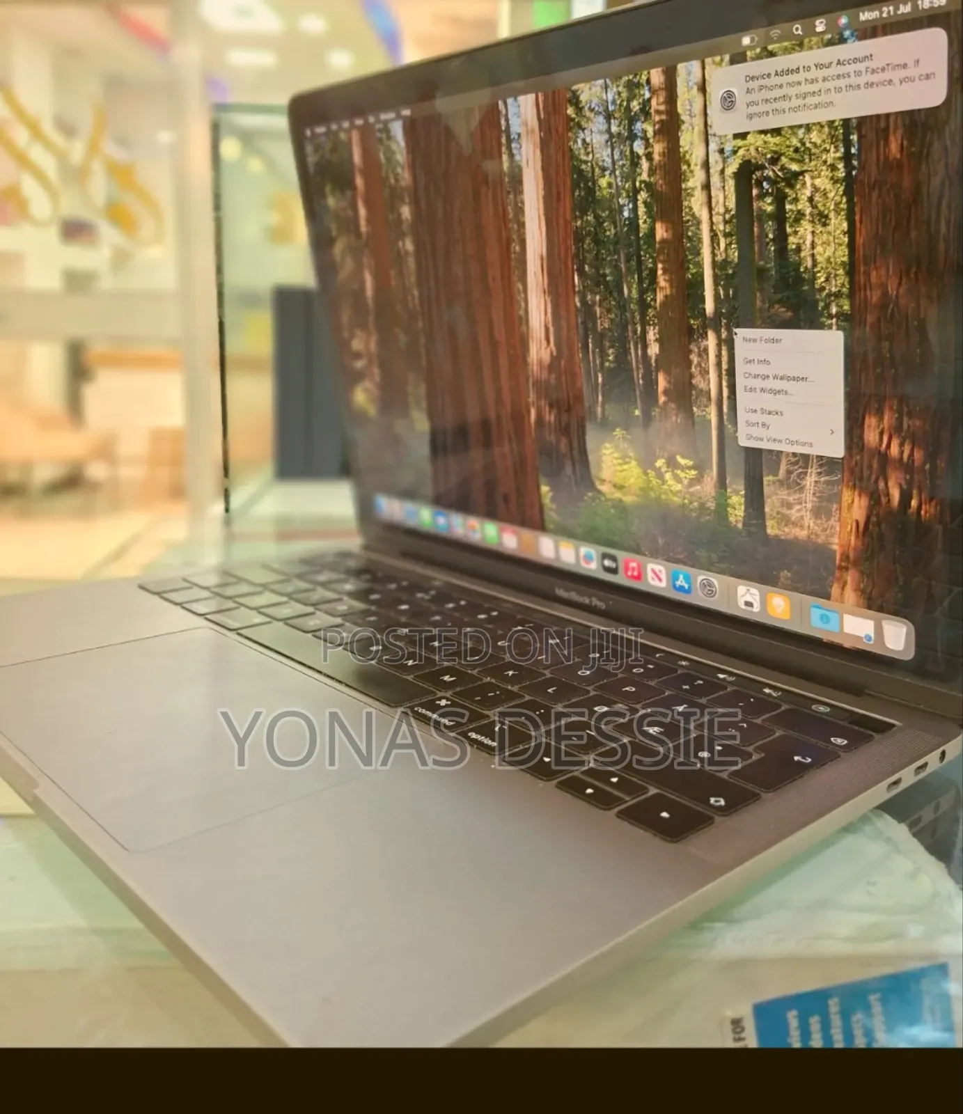 New Laptop Apple MacBook Pro 2019 8GB Intel Core I5 SSD 256GB